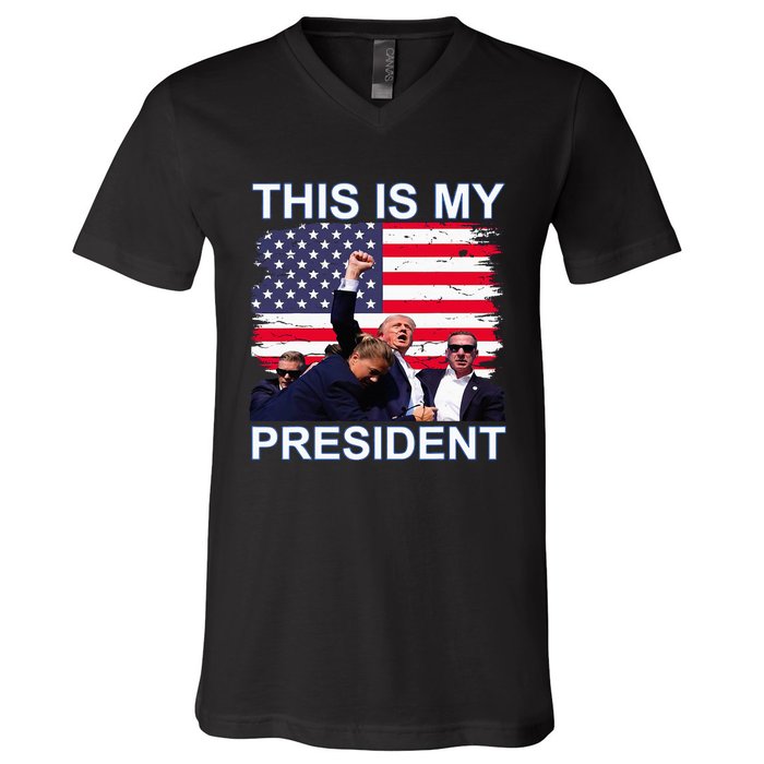 This Is My President V-Neck T-Shirt