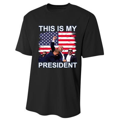 This Is My President Performance Sprint T-Shirt