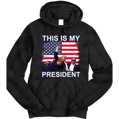 This Is My President Tie Dye Hoodie