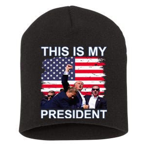 This Is My President Short Acrylic Beanie