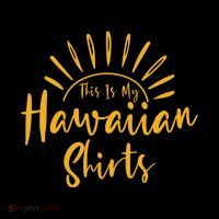 This Is My Hawaiian Shirts Retro Summer Vacation Party Hawaii Womens T-Shirt