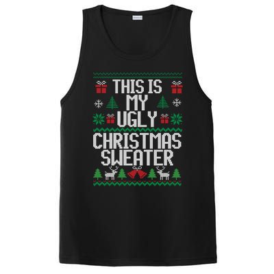 This Is My Ugly Sweater Funny Christmas Gift PosiCharge Competitor Tank