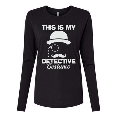 This Is My Detective Costume True Crime Lover  Womens Cotton Relaxed Long Sleeve T-Shirt