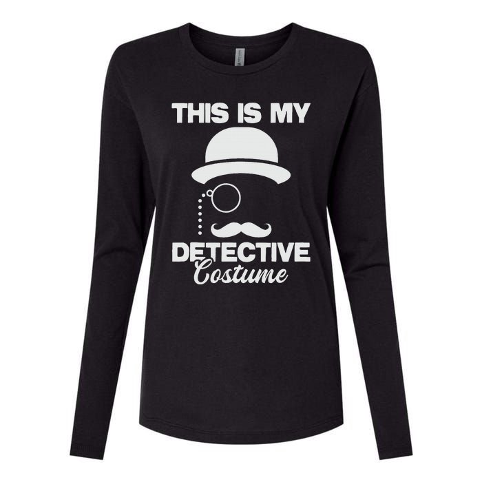 This Is My Detective Costume True Crime Lover  Womens Cotton Relaxed Long Sleeve T-Shirt