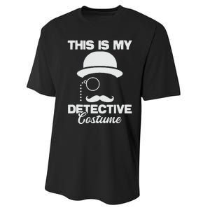 This Is My Detective Costume True Crime Lover  Performance Sprint T-Shirt