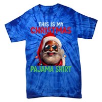 This Is My Christmas Pajama Black Afro African American Cool Gift Tie-Dye T-Shirt