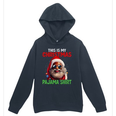 This Is My Christmas Pajama Black Afro African American Cool Gift Urban Pullover Hoodie