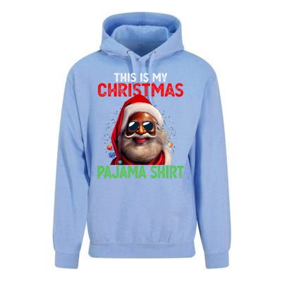 This Is My Christmas Pajama Black Afro African American Cool Gift Unisex Surf Hoodie