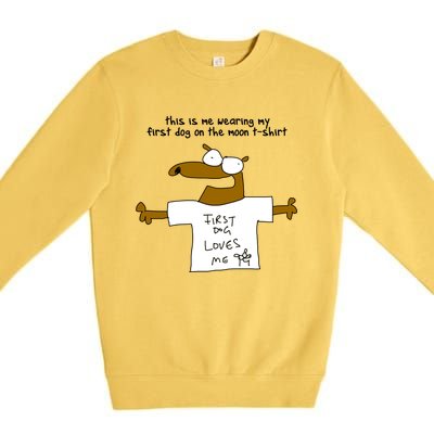 This Is My Firstdog Onthemoon Premium Crewneck Sweatshirt