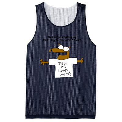 This Is My Firstdog Onthemoon Mesh Reversible Basketball Jersey Tank