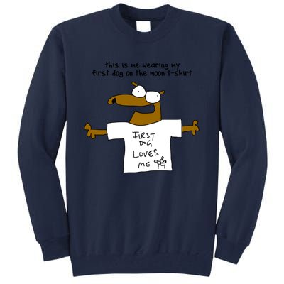 This Is My Firstdog Onthemoon Tall Sweatshirt