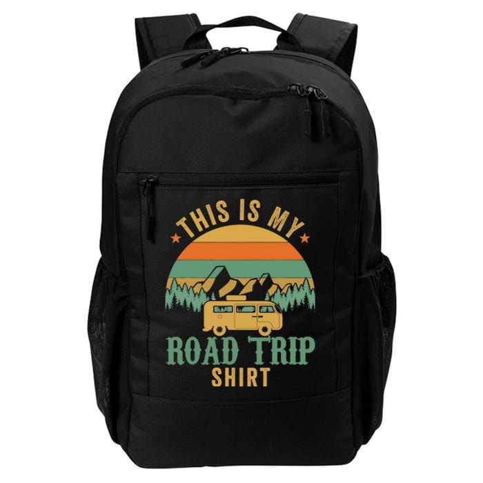 This Is My Road Trip RV Camper Travel Family Vacation Daily Commute Backpack