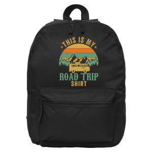 This Is My Road Trip RV Camper Travel Family Vacation 16 in Basic Backpack