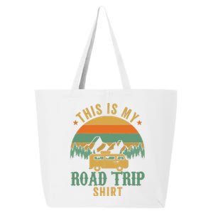 This Is My Road Trip RV Camper Travel Family Vacation 25L Jumbo Tote