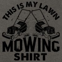 This Is My Lawn Mowing Funny Mower Gift Cotton Canvas Backpack