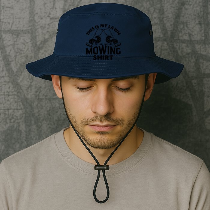 This Is My Lawn Mowing Funny Mower Gift Bucket Hat