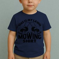 This Is My Lawn Mowing Funny Mower Gift Toddler T-Shirt