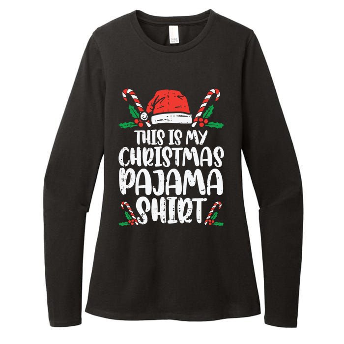 This Is My Christmas Pajama Womens CVC Long Sleeve Shirt