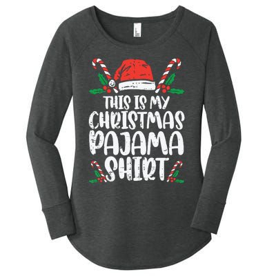 This Is My Christmas Pajama Women's Perfect Tri Tunic Long Sleeve Shirt