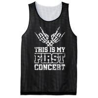 This Is My First Concert Mesh Reversible Basketball Jersey Tank