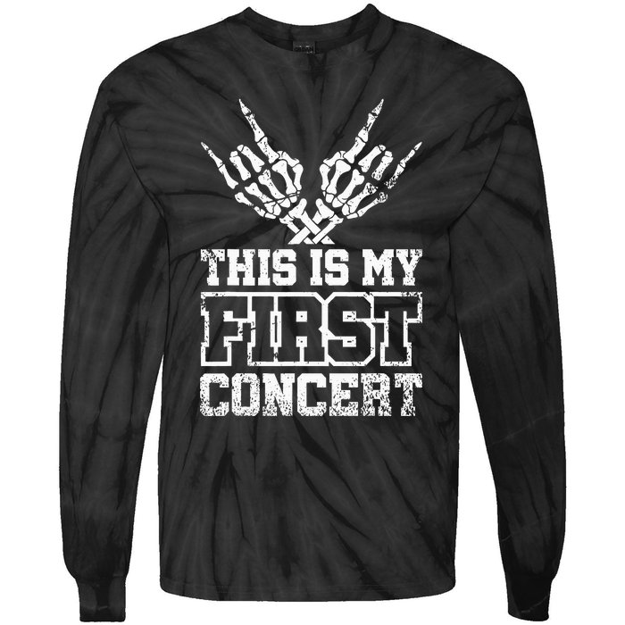 This Is My First Concert Tie-Dye Long Sleeve Shirt