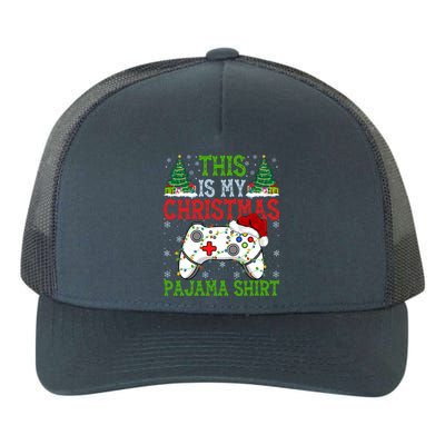 This Is My Christmas Pajama Gamer Santa Video Game Christmas Gift Yupoong Adult 5-Panel Trucker Hat