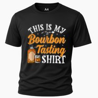 This Is My Bourbon Tasting Outfits Funny Bourbon Lovers Tank Top Cooling Performance Crew T-Shirt