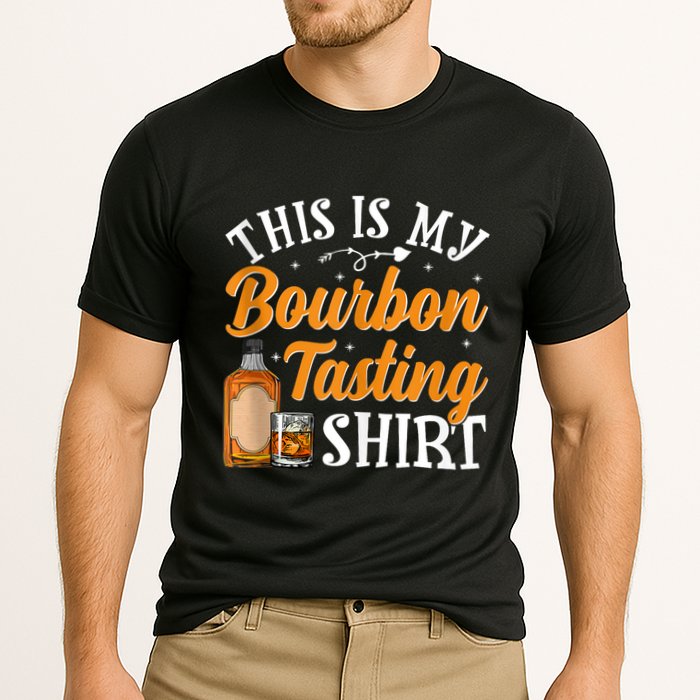 This Is My Bourbon Tasting Outfits Funny Bourbon Lovers Tank Top Cooling Performance Crew T-Shirt