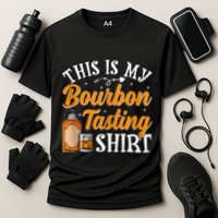 This Is My Bourbon Tasting Outfits Funny Bourbon Lovers Tank Top Cooling Performance Crew T-Shirt