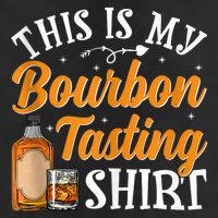 This Is My Bourbon Tasting Outfits Funny Bourbon Lovers Tank Top Adult Drive Performance Visor