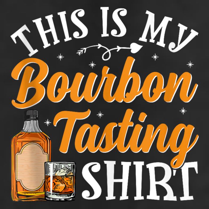 This Is My Bourbon Tasting Outfits Funny Bourbon Lovers Tank Top Adult Drive Performance Visor
