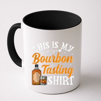 This Is My Bourbon Tasting Outfits Funny Bourbon Lovers Tank Top Mug