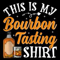 This Is My Bourbon Tasting Outfits Funny Bourbon Lovers Tank Top Cooling Performance Long Sleeve Crew