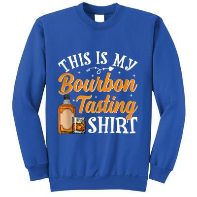 This Is My Bourbon Tasting Outfits Funny Bourbon Lovers Tank Top Sweatshirt