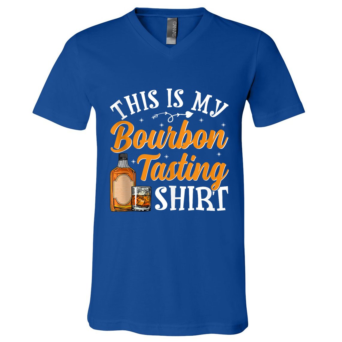This Is My Bourbon Tasting Outfits Funny Bourbon Lovers Tank Top V-Neck T-Shirt