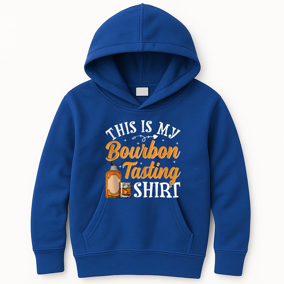This Is My Bourbon Tasting Outfits Funny Bourbon Lovers Tank Top Kids Hoodie