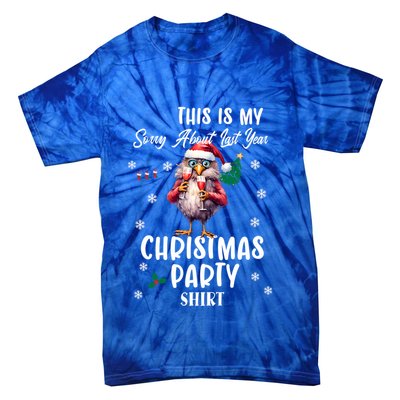 This Is My Sorry For Last Year Christmas Party Cute Gift Tie-Dye T-Shirt