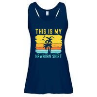 This Is My Hawaiian Palm Tropical Costume Party Hawaii Ladies Essential Flowy Tank