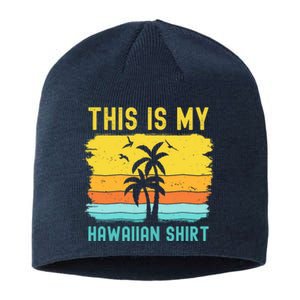 This Is My Hawaiian Palm Tropical Costume Party Hawaii Sustainable Beanie