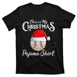 This Is My Christmas Baseball Pajama For Boy  Pitcher T-Shirt