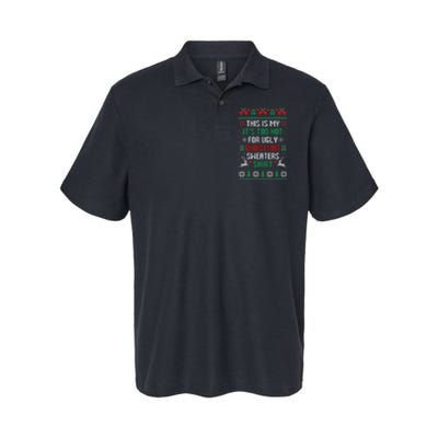 This Is My It's Too Hot For Ugly Christmas Sweaters Shirts Softstyle Adult Sport Polo