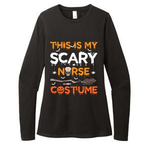 This Is My Scary Nurse Costume Halloween Gift Womens CVC Long Sleeve Shirt