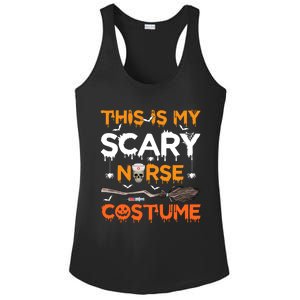 This Is My Scary Nurse Costume Halloween Gift Ladies PosiCharge Competitor Racerback Tank