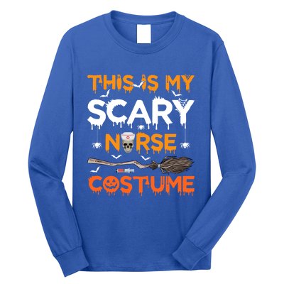 This Is My Scary Nurse Costume Halloween Gift Long Sleeve Shirt