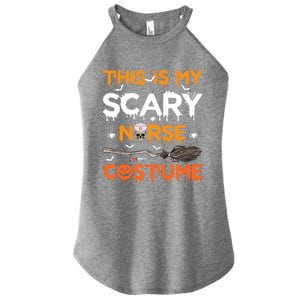 This Is My Scary Nurse Costume Halloween Gift Women's Perfect Tri Rocker Tank