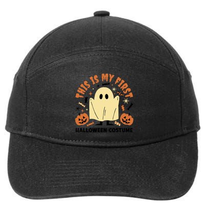 This Is My First Halloween Costume Cute Ghost 7-Panel Snapback Hat