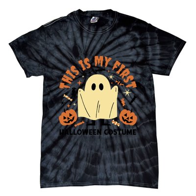 This Is My First Halloween Costume Cute Ghost Tie-Dye T-Shirt