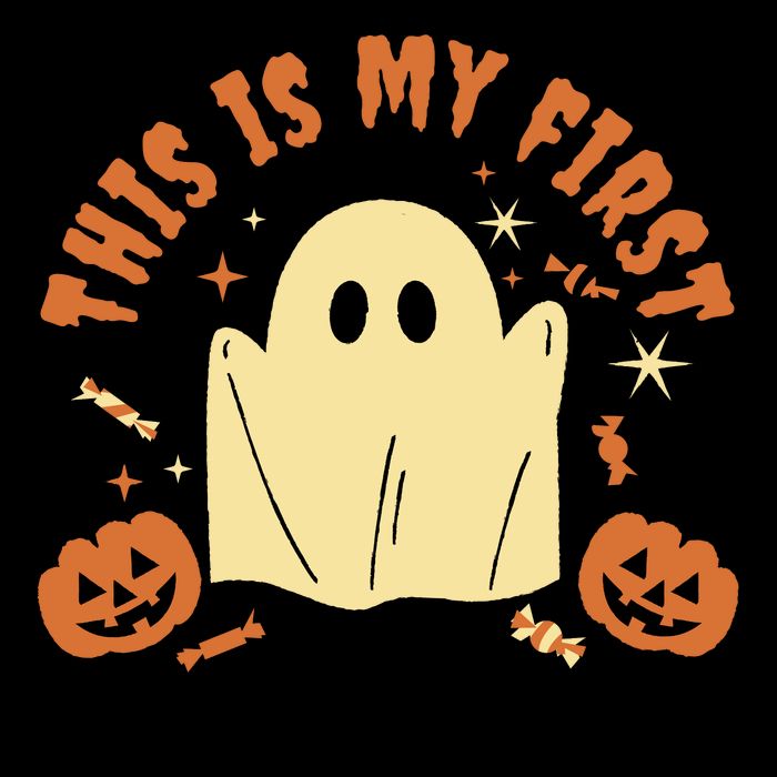 This Is My First Halloween Costume Cute Ghost Zip Tote Bag