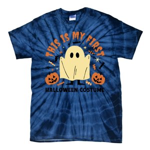 This Is My First Halloween Costume Cute Ghost Tie-Dye T-Shirt