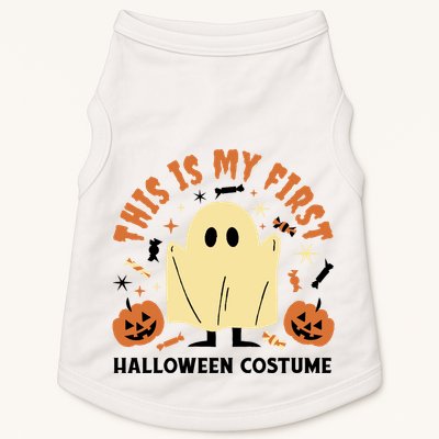 This Is My First Halloween Costume Cute Ghost Doggie Tank